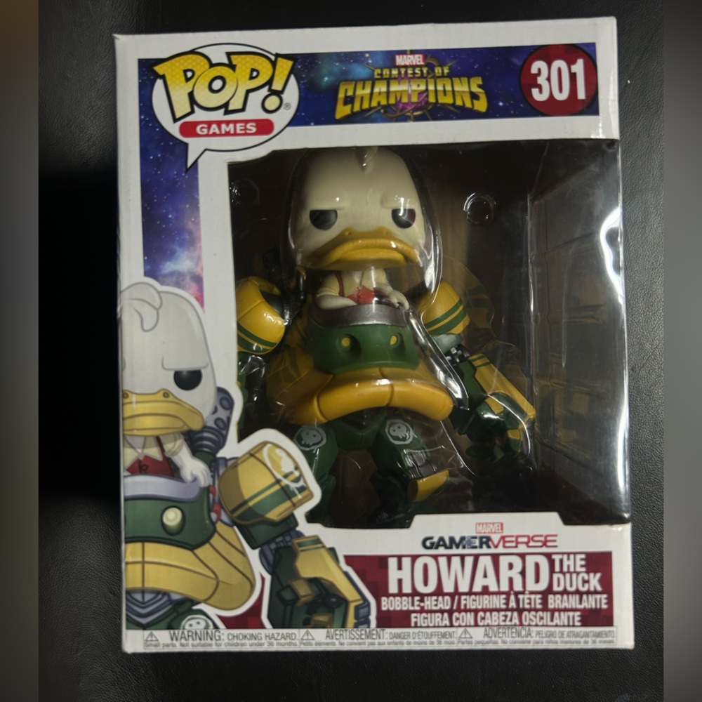 Funko Pop! Howard the Duck Action Figure - Green, Yellow, White